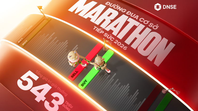 Cuộc thi Marathon Tiếp sức của DNSE có tổng giải thưởng hấp dẫn lên tới gần 550 triệu đồng