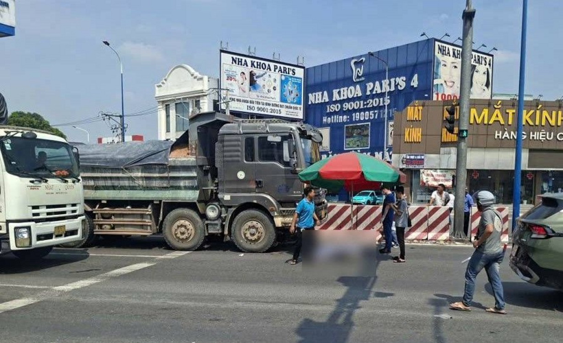 Hiện trường vụ tai nạn thương tâm. Ảnh: Lao động đăng tải.