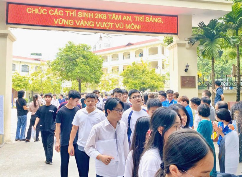 Thí sinh năm 2026 tại Hà Nội. (Ảnh: PV).