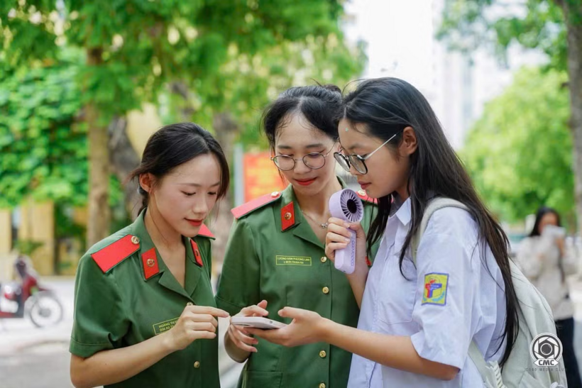 Thí sinh tham dự Kỳ thi đánh giá của Bộ Công an năm 2026 tại Học viện An ninh Nhân dân. Ảnh: Công an Nhân dân