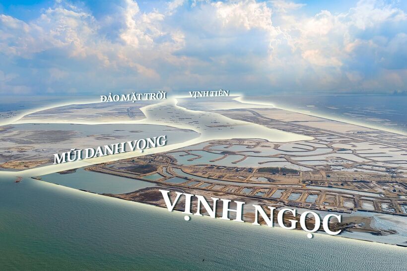 Chỉ sau 14 tháng khởi công, siêu đô thị Vinhomes Green Paradise đã thành hình rõ nét
