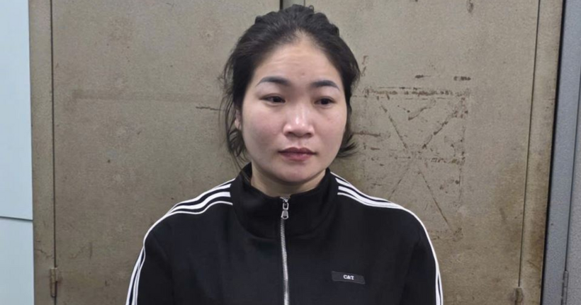 Bị can Lê Thị Hạnh.