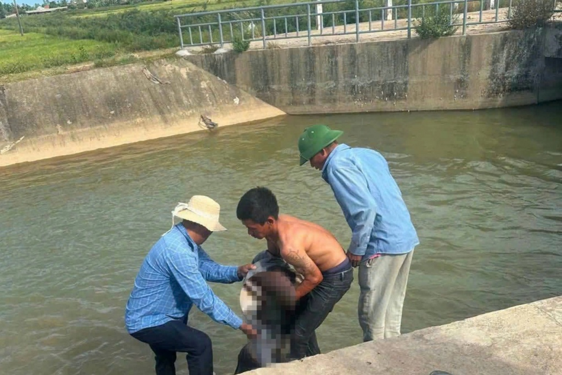 Khu vực kênh Nông Giang, nơi xảy ra vụ đuối nước khiến nam thiếu niên 16 tuổi tử vong khi đi câu cá cùng em trai. (Ảnh: Dân trí)