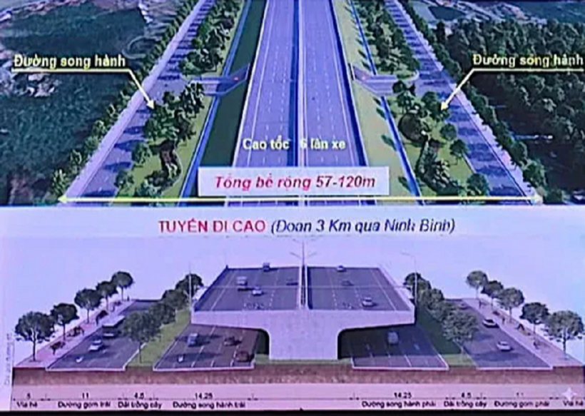 Phối cảnh tuyến đường Vành đai 5 - Vùng thủ đô. ẢNH: VGP