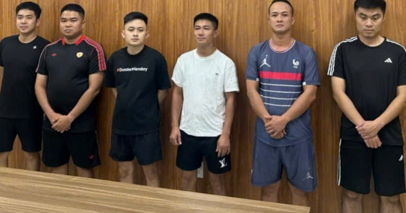 Các đối tượng tổ chức đánh bạc và đánh bạc dưới hình thức cá độ bóng đá, do Công an TP Hải Phòng triệt phá.