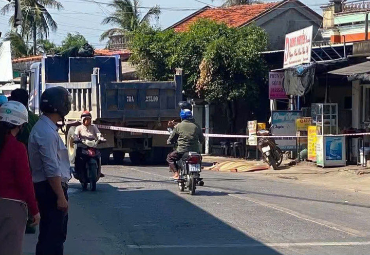 Hiện trường vụ tai nạn. Ảnh: VTC News