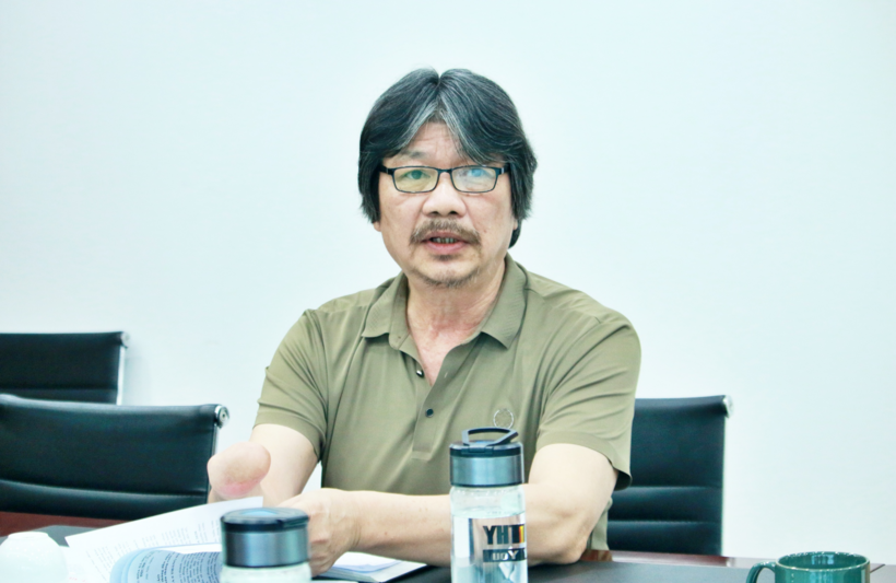 Ông Lương Mai Sao - Trưởng Ban Tổ chức - Cán bộ, Cụm trưởng Cụm thi đua cơ quan Hội Luật gia Việt Nam.