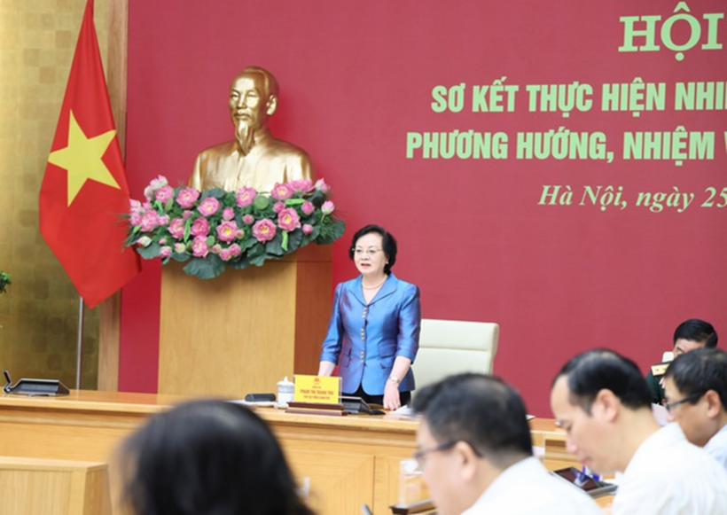 Phó Thủ tướng nhấn mạnh các mục tiêu đến hết năm 2026 phấn đấu tìm kiếm, quy tập khoảng 3.000 hài cốt liệt sĩ (Ảnh: VGP).