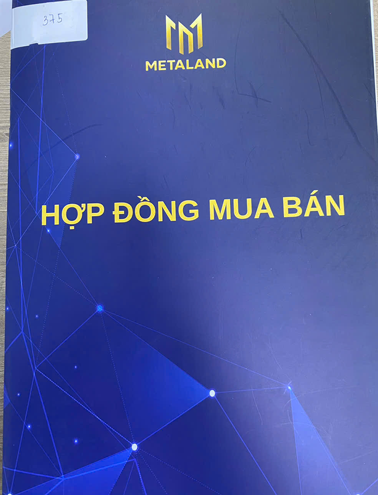 Loại hợp đồng mà các đối tượng sử dụng để lừa đảo khách hàng. Ảnh: CACC./Theo VietNamNet.