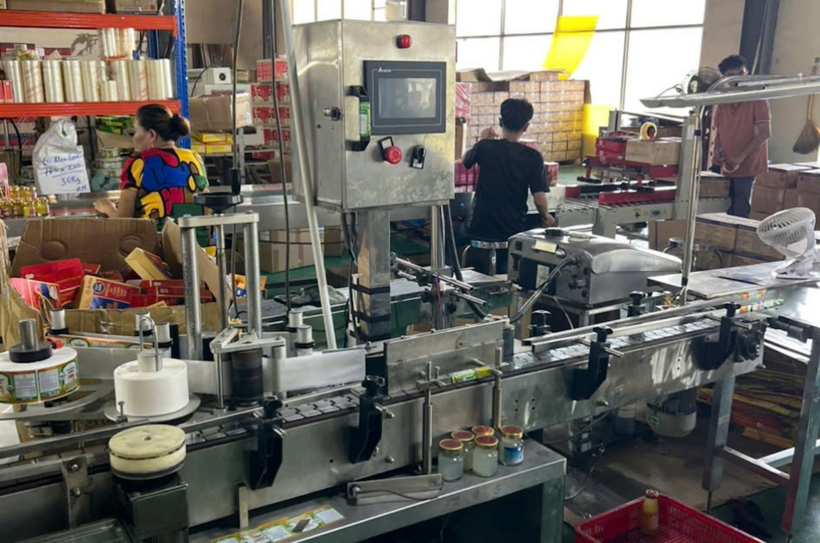 Khu vực sản xuất nước yến. Ảnh: Dân trí.
