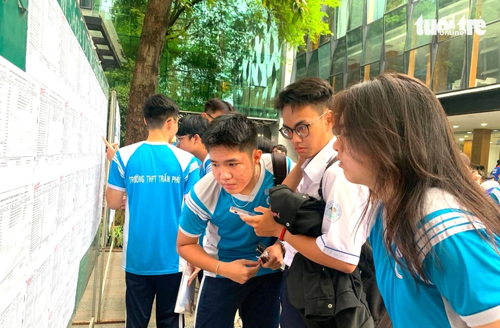Thí sinh dự thi đánh giá năng lực Đại học Quốc gia TP.HCM đợt 2 năm 2026. Trường đại học Nông Lâm TP.HCM công bố điểm sàn chủ yếu là 601 điểm ở phương thức này - Ảnh: TRẦN HUỲNH./ Theo Tuổi trẻ.