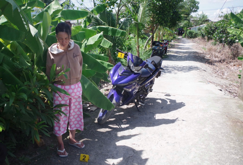 Đối tượng Nguyễn Thị Lam bị bắt quả tang về hành vi Tàng trữ trái phép chất ma túy. Ảnh: Công an tỉnh An Giang