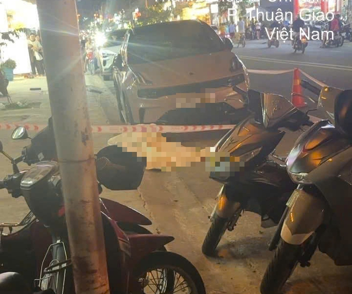 Công an đang điều tra vụ người đàn ông&nbsp; rơi từ tầng cao khách sạn tử vong. Ảnh: Người lao động.