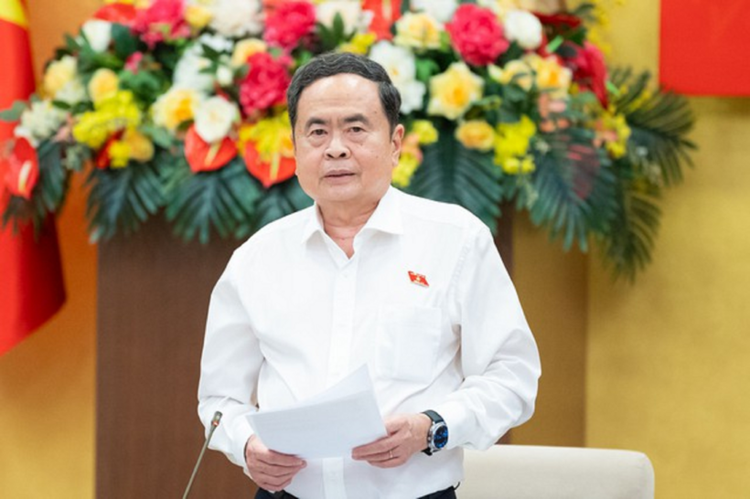 Bí thư Đảng ủy Quốc hội, Chủ tịch Quốc hội Trần Thanh Mẫn (Ảnh: Phạm Thắng).