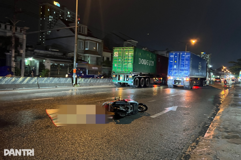 Hiện trường vụ tai nạn (Ảnh: Xuân Đoàn).