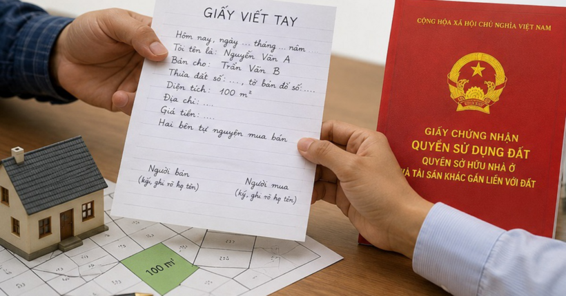 Thẩm quyền công nhận đất ở và cấp sổ cho đất mua bằng giấy viết tay. (Ảnh minh họa)