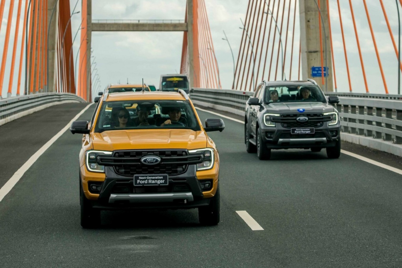 Xe bán tải được lưu thông như ô tô con từ 1/7. (Ảnh: Ford Việt Nam)