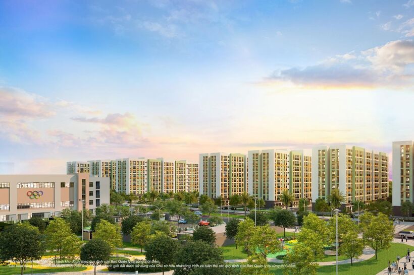 Mảng xanh tại Happy Home Tràng Cát giúp cư dân cân bằng cuộc sống, tái tạo năng lượng