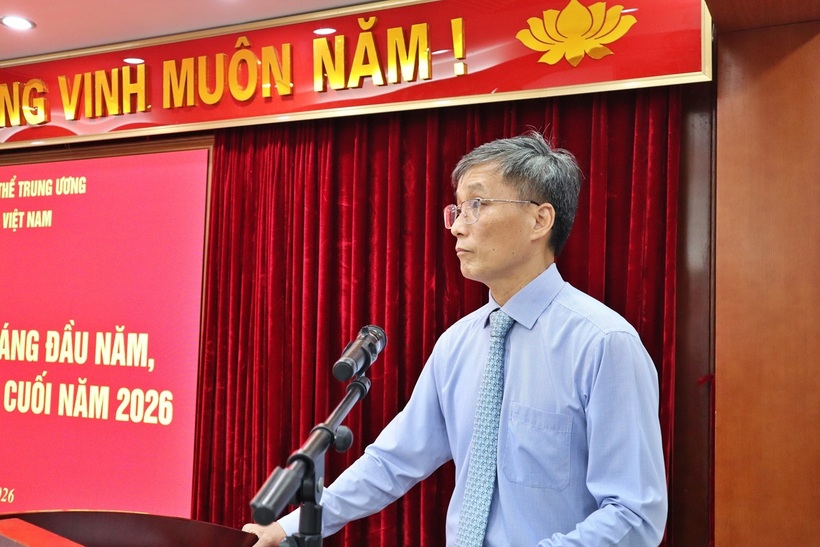 Đồng chí Nguyễn Khánh Ngọc – Bí thư Đảng uỷ, Chủ tịch Hội Luật gia Việt Nam.