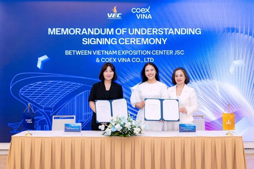 VEC và COEX – doanh nghiệp hàng đầu Hàn Quốc trong lĩnh vực MICE – chính thức thiết lập quan hệ hợp tác chiến lược, cùng mở rộng mạng lưới triển lãm và hội nghị quốc tế tại Việt Nam.