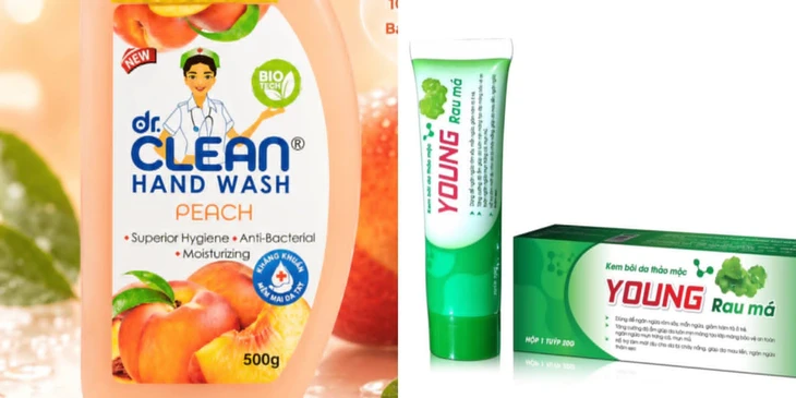 Hai sản phẩm có lô vi phạm bị thu hồi trên toàn quốc - Ảnh chụp màn hình/ Theo báo Tuổi trẻ.