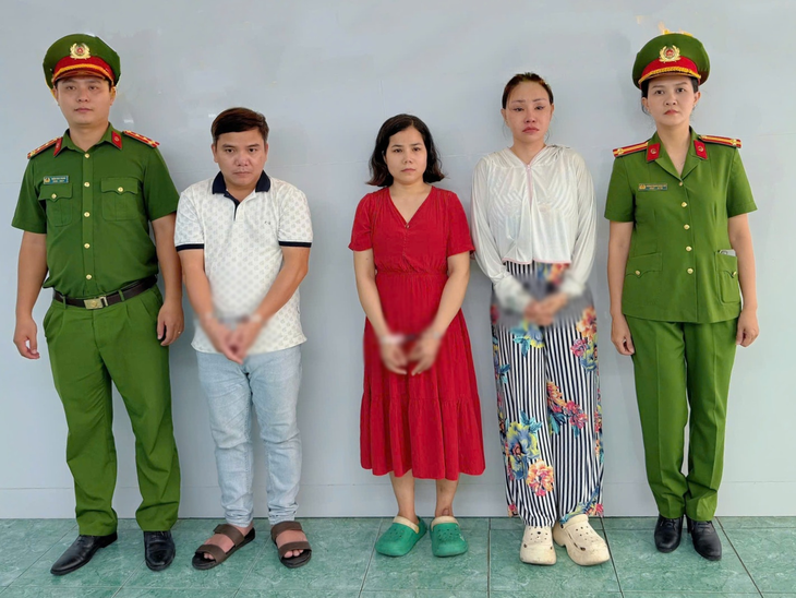 3 đối tượng bị khởi tố. Ảnh: Tuổi Trẻ