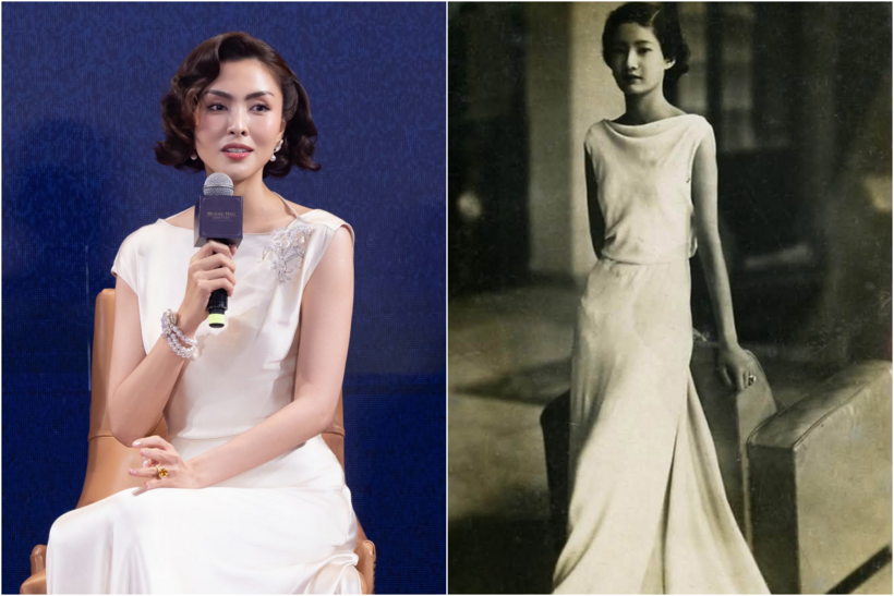 Vẻ ngoài của Tăng Thanh Hà được cho là không giống với nguyên mẫu Nam Phương Hoàng hậu. Ảnh:&nbsp;Phương Lâm/Tư liệu.