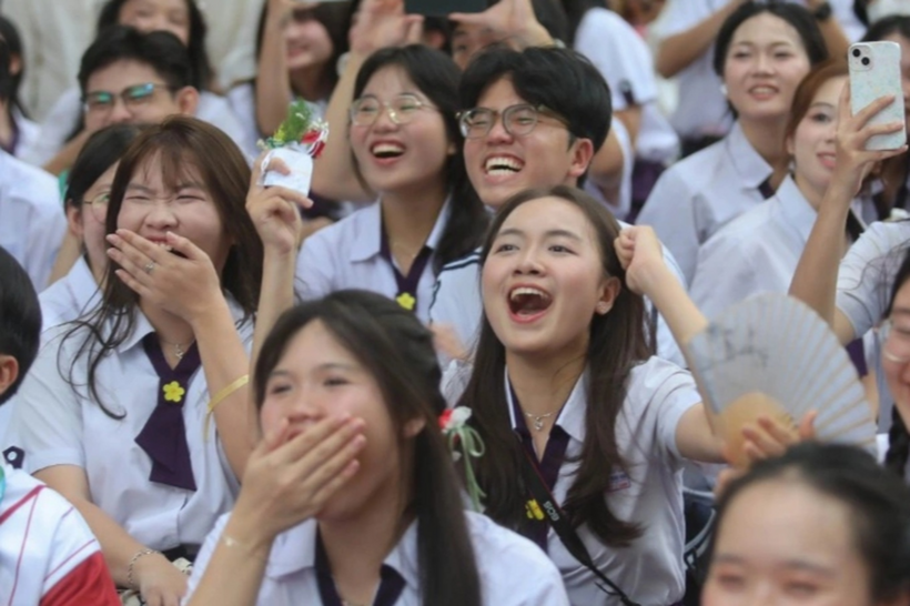 Học sinh ở TP.HCM. Ảnh: Bảo Quyên