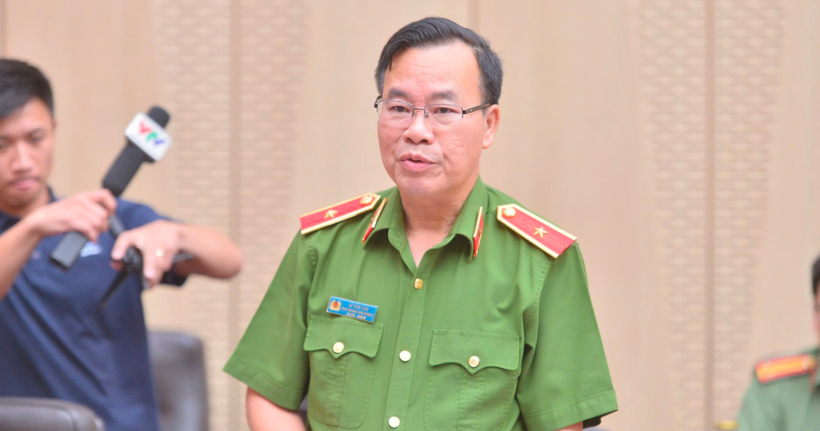 Thiếu tướng Lê Văn Tân, Phó Chánh văn phòng Cơ quan Cảnh sát điều tra Bộ Công an.