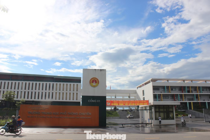 Trường THPT chuyên Tuyên Quang. Ảnh: Tiền phong