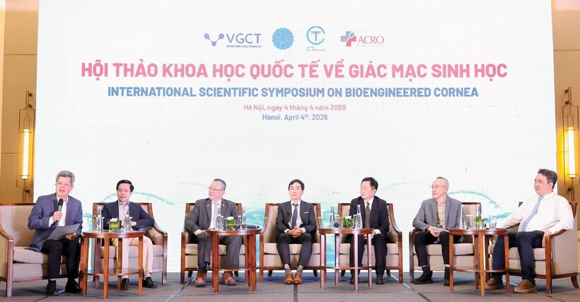 Công nghệ ghép giác mạc sinh học từ động vật cho người được công bố tại Hội thảo Khoa học Quốc tế về Giác mạc sinh học, Tháng 4/2026 vừa qua