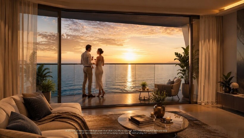 Tầm nhìn panorama từ tọa độ mũi vịnh độc bản – một trong những giá trị tạo nên bản sắc riêng của Alora Residences.