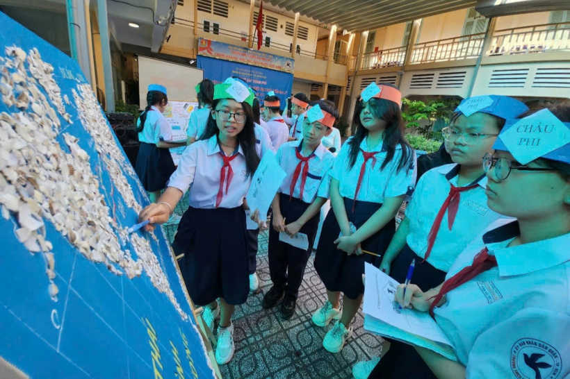 Học sinh tại TP.HCM. Ảnh: Yến Hoa