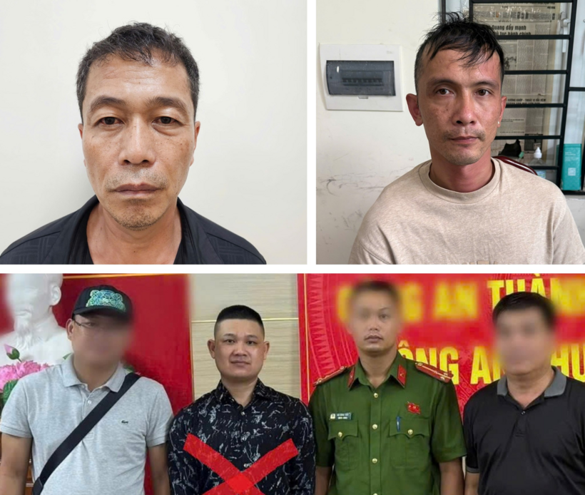 Các đối tượng truy nã nguy hiểm. (Ảnh: Công an TP.Hải Phòng)