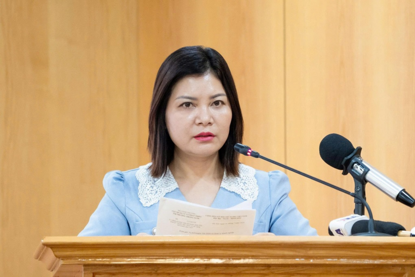 Bà Nguyễn Thúy Hiền, Phó Cục trưởng Cục Quản lý và Phát triển thị trường trong nước (Ảnh: Như Thắng).