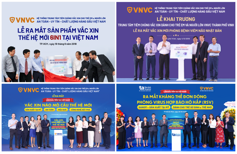 Nhiều năm qua, VNVC và Sanofi đã đưa về và triển khai tiêm tại Việt Nam nhiều loại vắc xin thế hệ mới cần thiết cho trẻ em và người lớn, như vắc xin 6 trong 1, viêm não Nhật Bản, não mô cầu ACYW, kháng thể đơn dòng RSV.