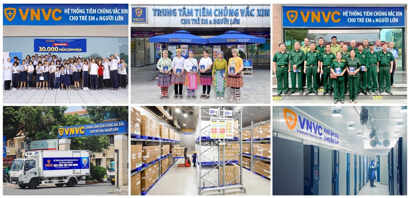 Trong nhiều năm qua, VNVC đã đầu tư phát triển hệ sinh thái vắc xin toàn diện với gần 300 trung tâm tiêm chủng trên toàn quốc, hệ thống bảo quản vắc xin đạt chuẩn GSP.