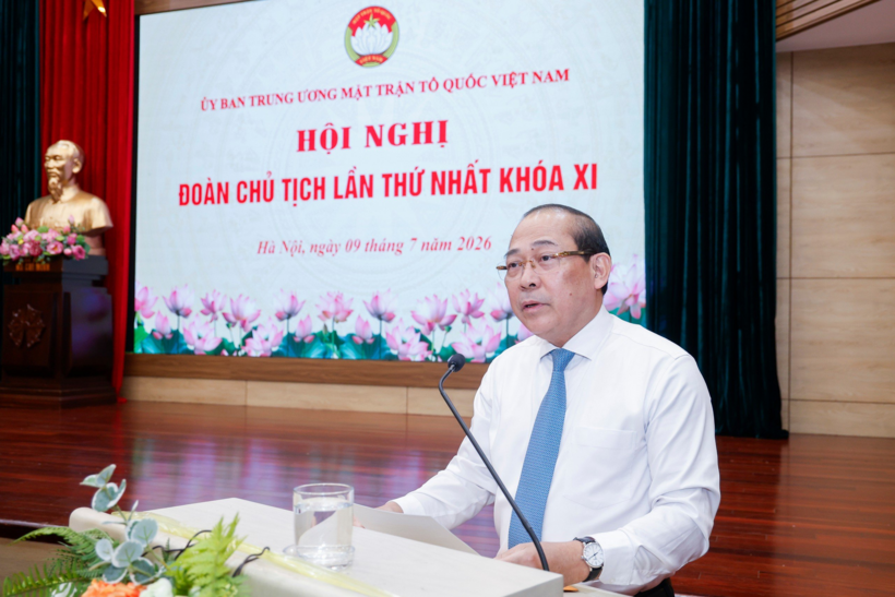 Phó Chủ tịch Ủy ban Trung ương MTTQ Việt Nam Hoàng Công Thủy (Ảnh: Quang Vinh).