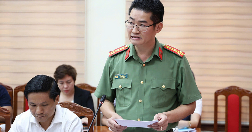 Đại tá Trần Anh Tuấn, Trưởng phòng Tham mưu Công an tỉnh Tuyên Quang.