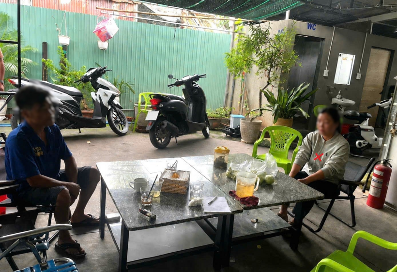 Đối tượng Linh bị bắt quả tang. (Ảnh: Công an TP.Đồng Nai)