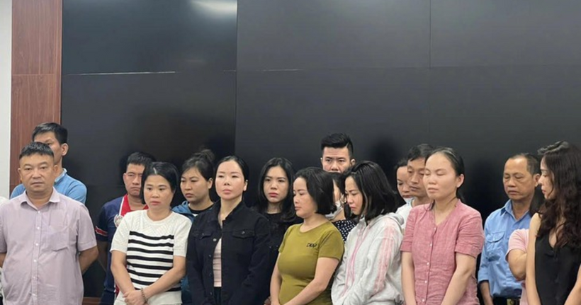 Các đối tượng trong vụ án.
