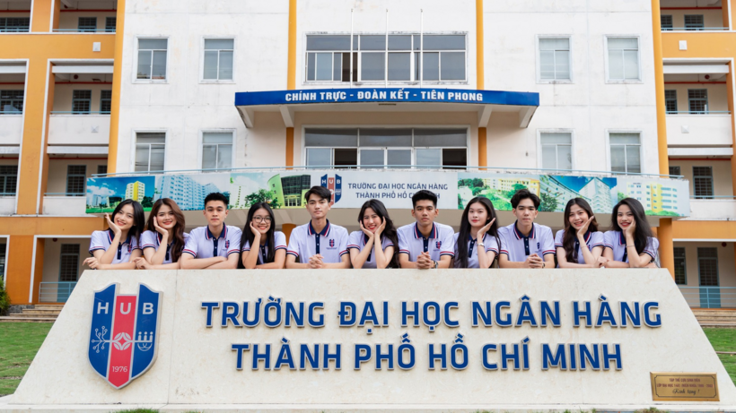 Trường ĐH Ngân hàng TP.HCM. Ảnh minh họa
