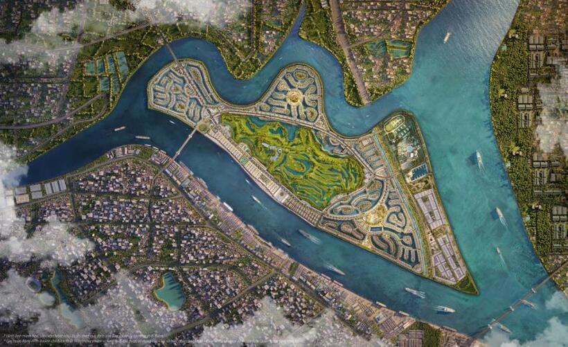 Vinhomes Royal Island sở hữu vị trí trung tâm của cực tăng trưởng mới khi Hải Phòng mở rộng không gian phát triển về Bắc sông Cấm