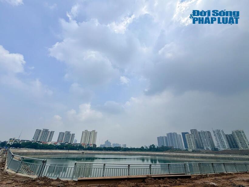 Hồ điều hòa chống ngập Đầm Bông 2 vừa đưa vào hoạt động, góp phần bổ sung không gian mặt nước và hỗ trợ điều tiết nước đô thị.