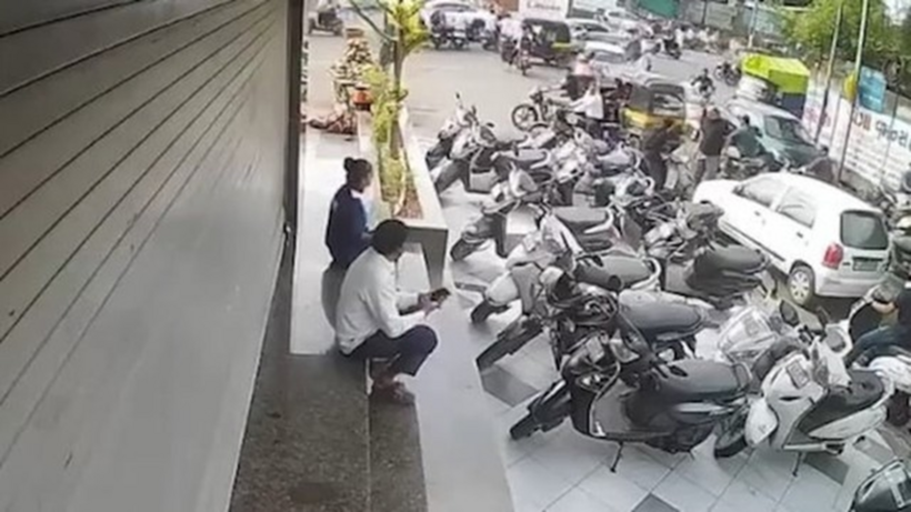 Hình ảnh ghi lại sự việc.
