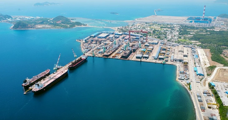 Một phần của Khu kinh tế Vân Phong (Khánh Hòa). (Ảnh: Tuổi trẻ)