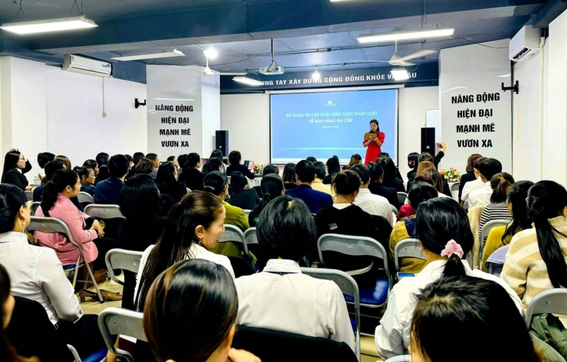 Vinalink được cấp giấy chứng nhận đăng ký hoạt động bán hàng đa cấp từ tháng 12/2014 (Ảnh: Vinalink Group).