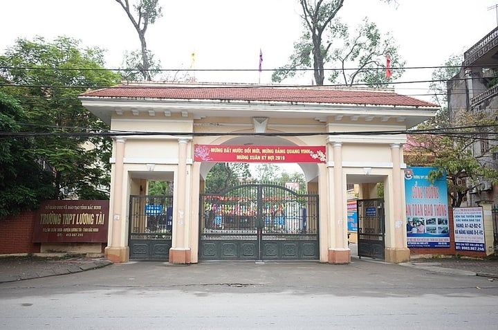 Trường THPT Lương Tài, Bắc Ninh. Ảnh: VTC News