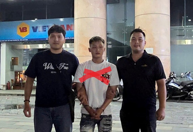 Đối tượng bị truy nã Vũ Phương Nam đã bị Công an Hải Phòng bắt giữ. (Ảnh: Công an Hải Phòng)