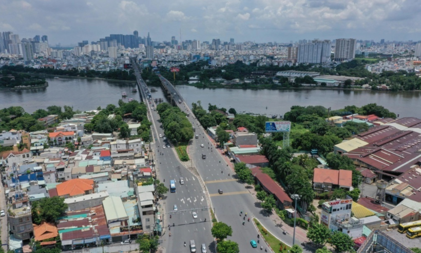 Hạ tầng bất động sản TP.HCM. (Ảnh: Dân trí)